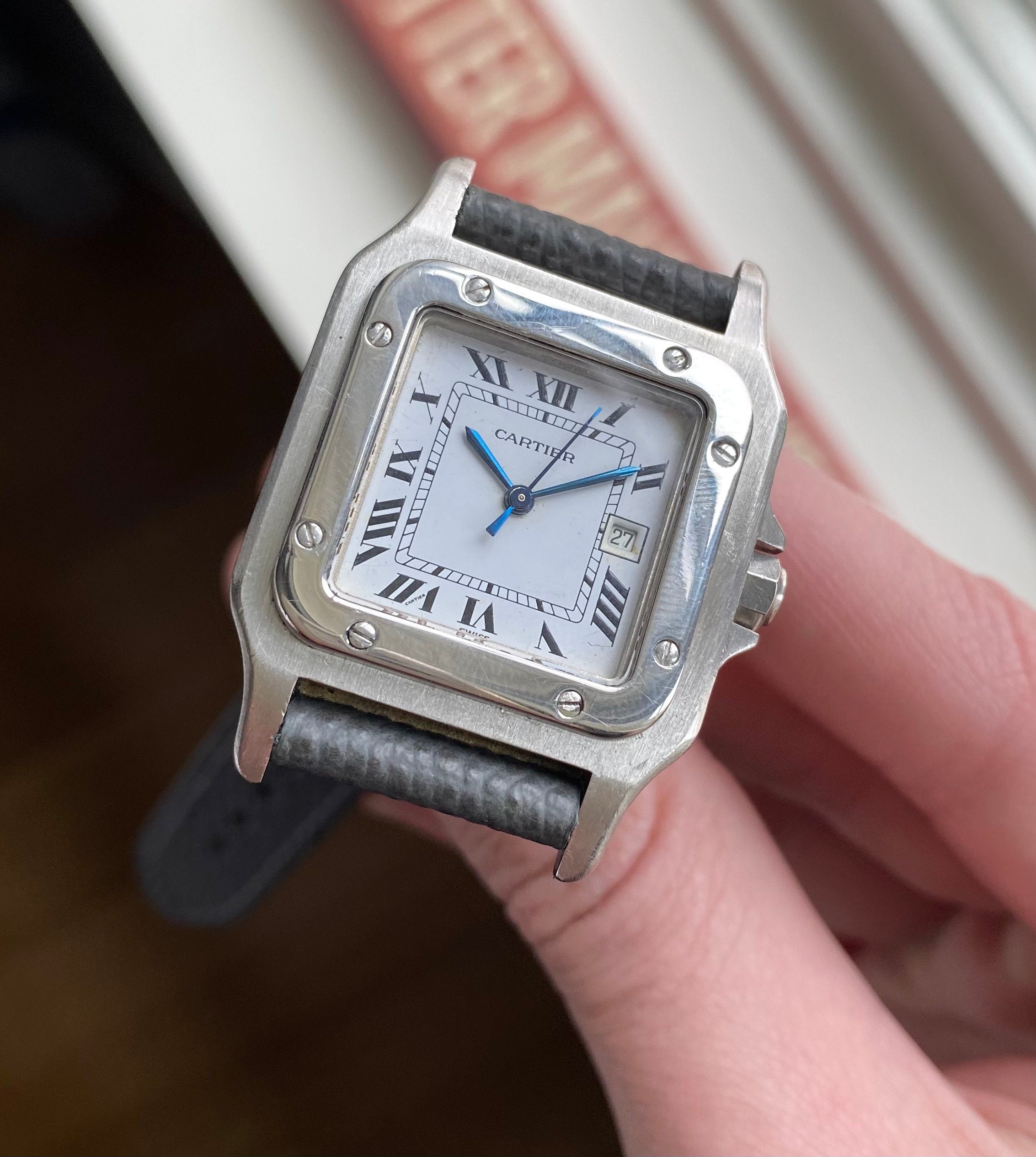 Cartier Santos ref. 2960 — White Roman Numeral Dial