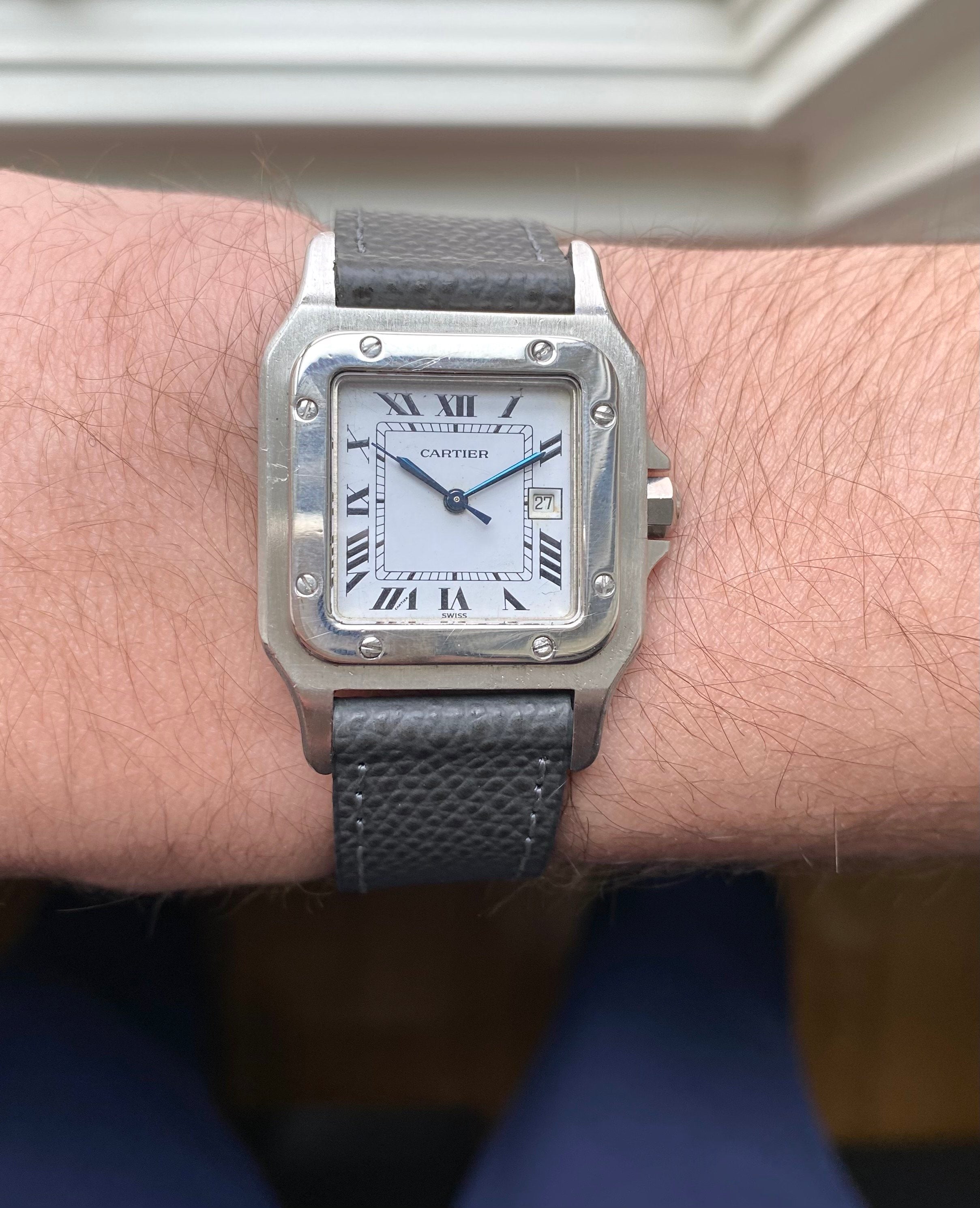 Cartier Santos ref. 2960 — White Roman Numeral Dial