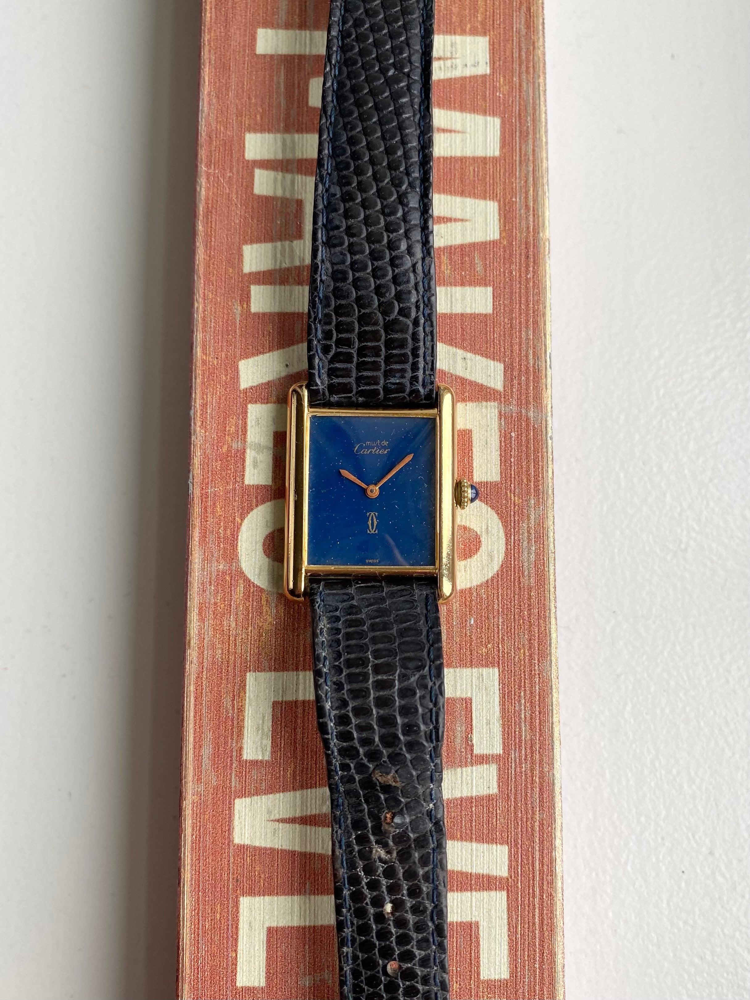 Must De Cartier Tank - Lapis