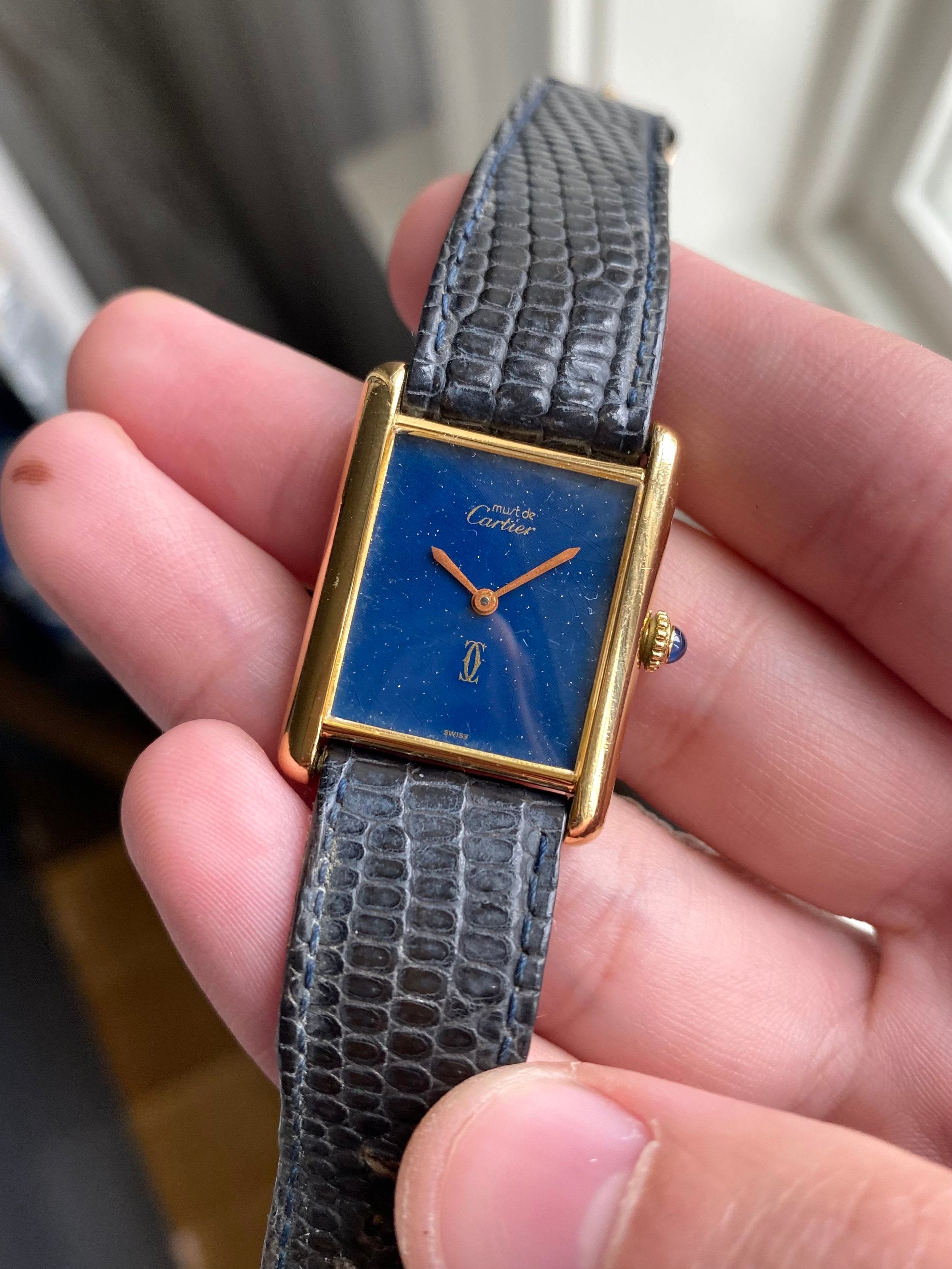 Must De Cartier Tank - Lapis