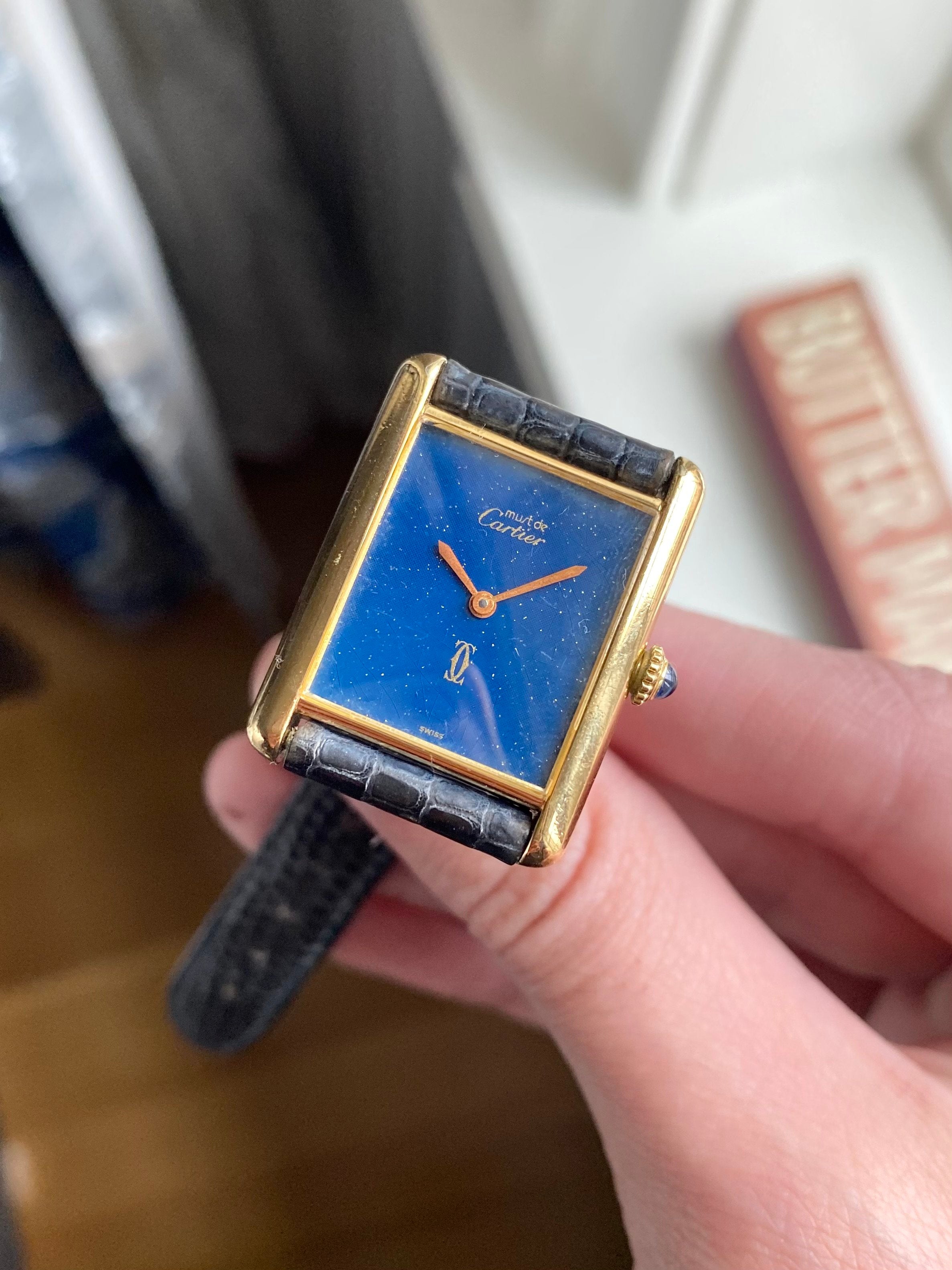 Must De Cartier Tank - Lapis