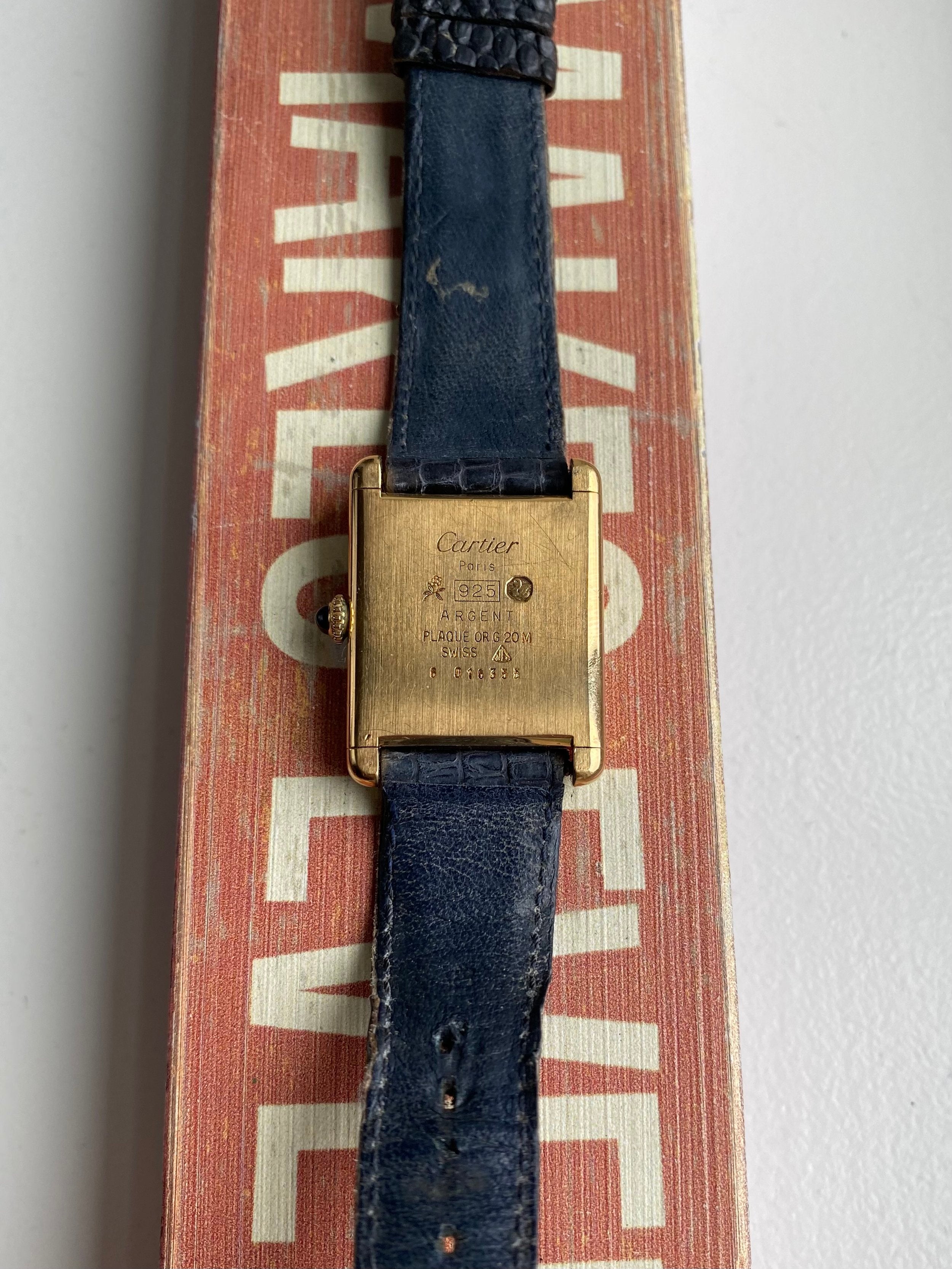 Must De Cartier Tank - Lapis