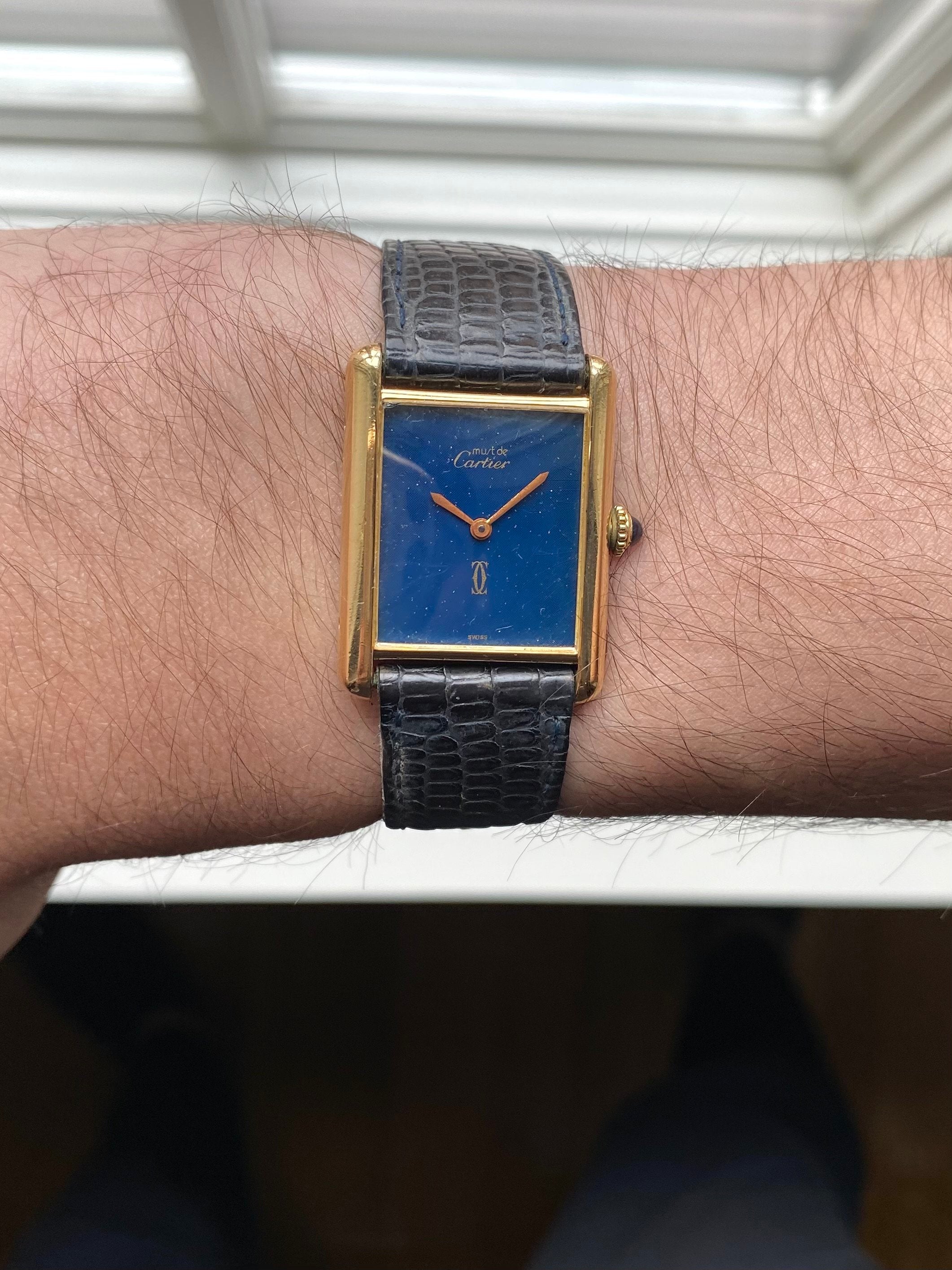 Must De Cartier Tank - Lapis