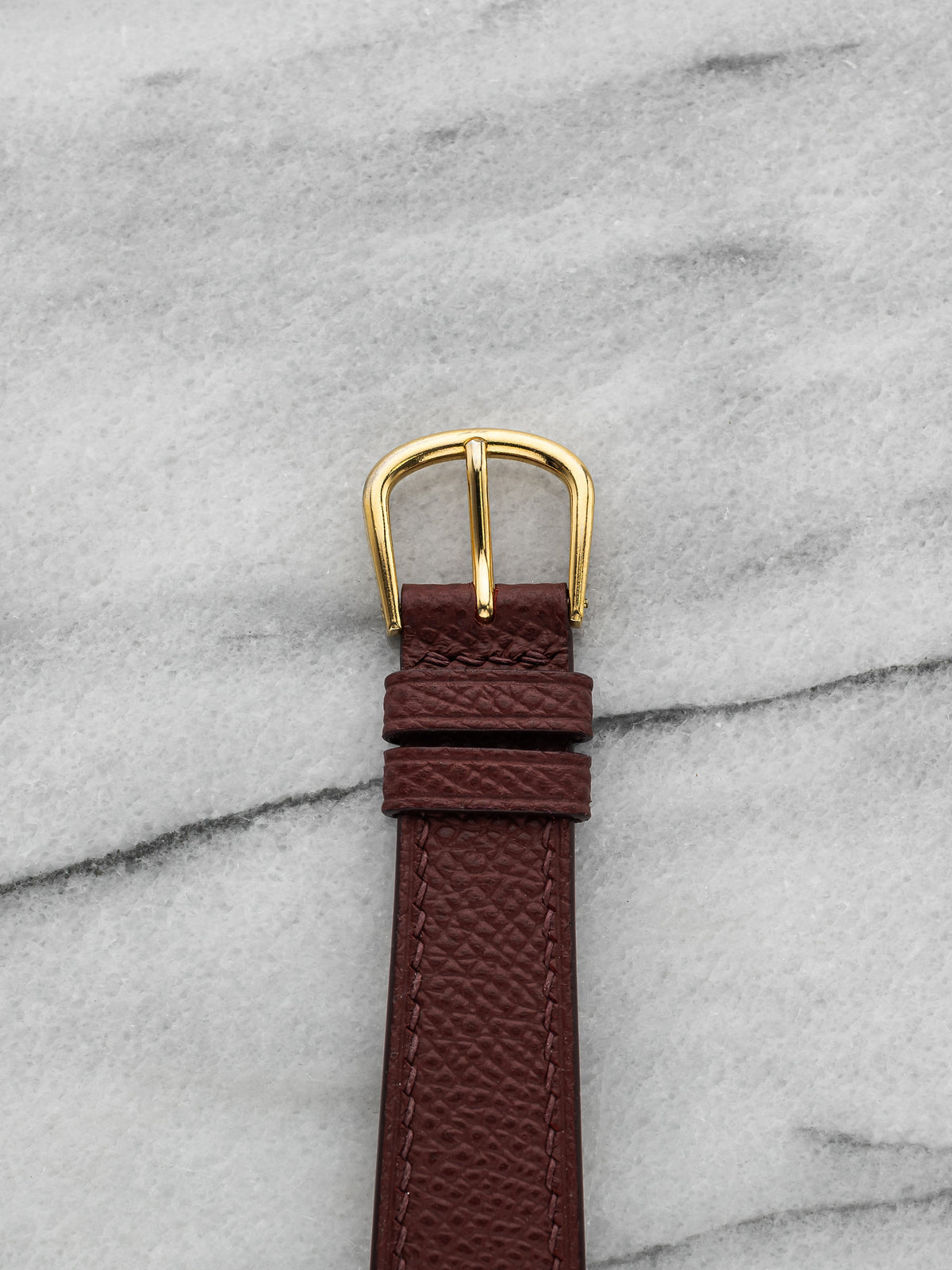 Vintage 1970s Piaget 13427 18K YG TV Case Champagne Hobnail Dial Auto 31mm