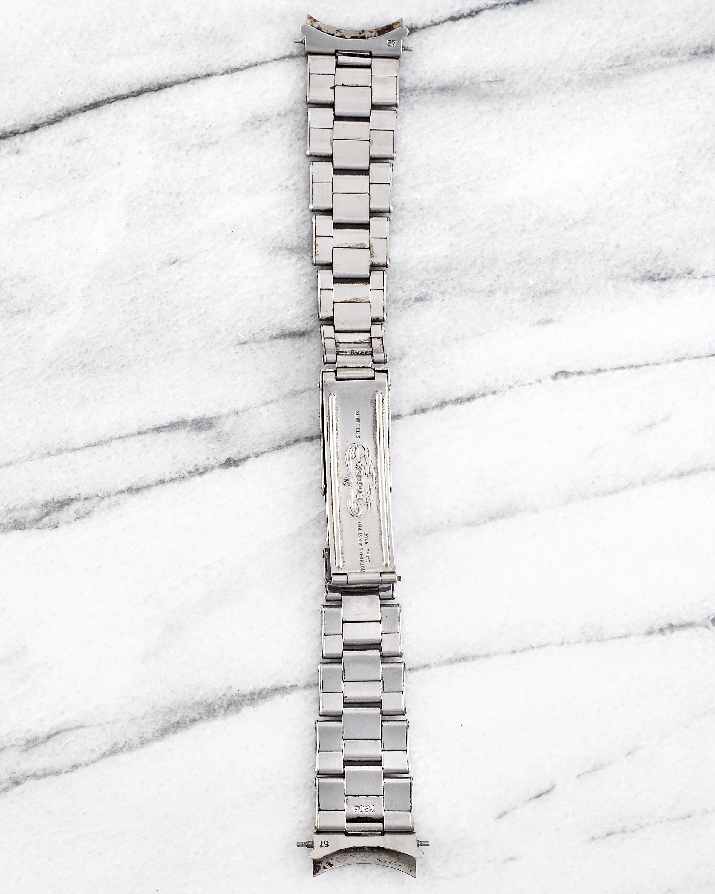 Rolex Rivet Oyster Bracelet – 1970, 19mm Lug Width