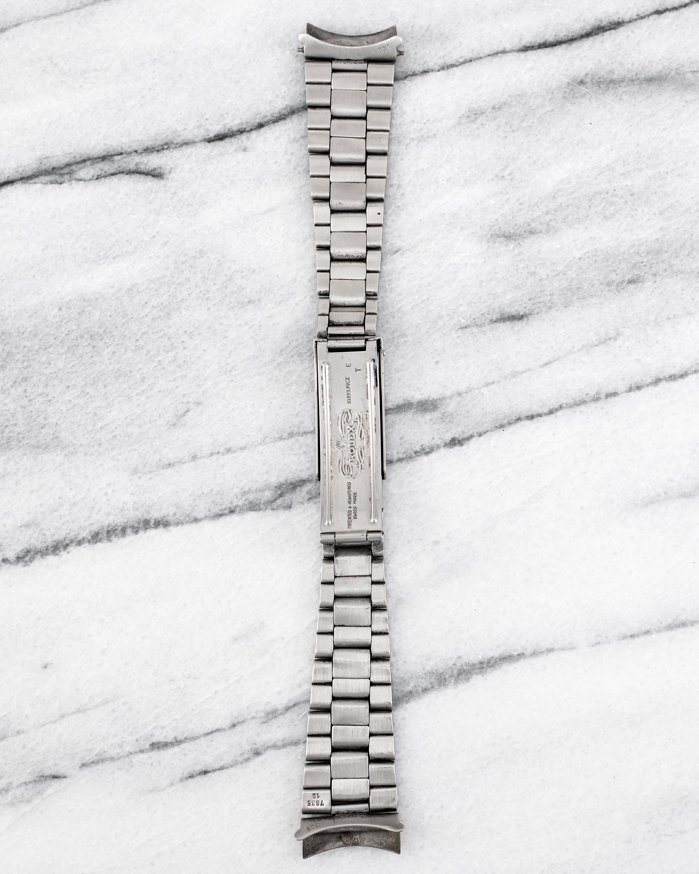 Rolex Rivet Oyster Bracelet – 1970, 19mm Lug Width