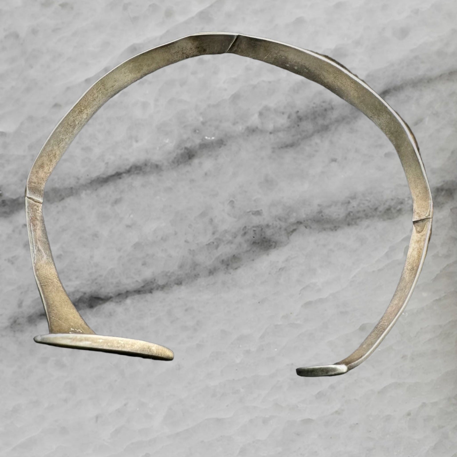Hans Hansen Bent Gabrielsen Denmark Vintage Sterling Silver Modernist Choker 214