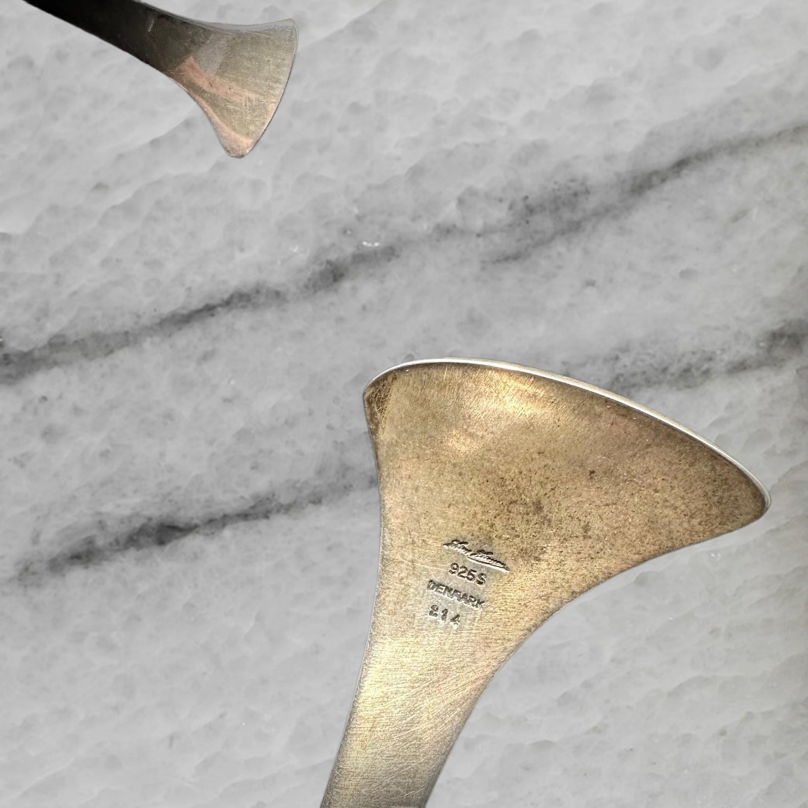 Hans Hansen Bent Gabrielsen Denmark Vintage Sterling Silver Modernist Choker 214