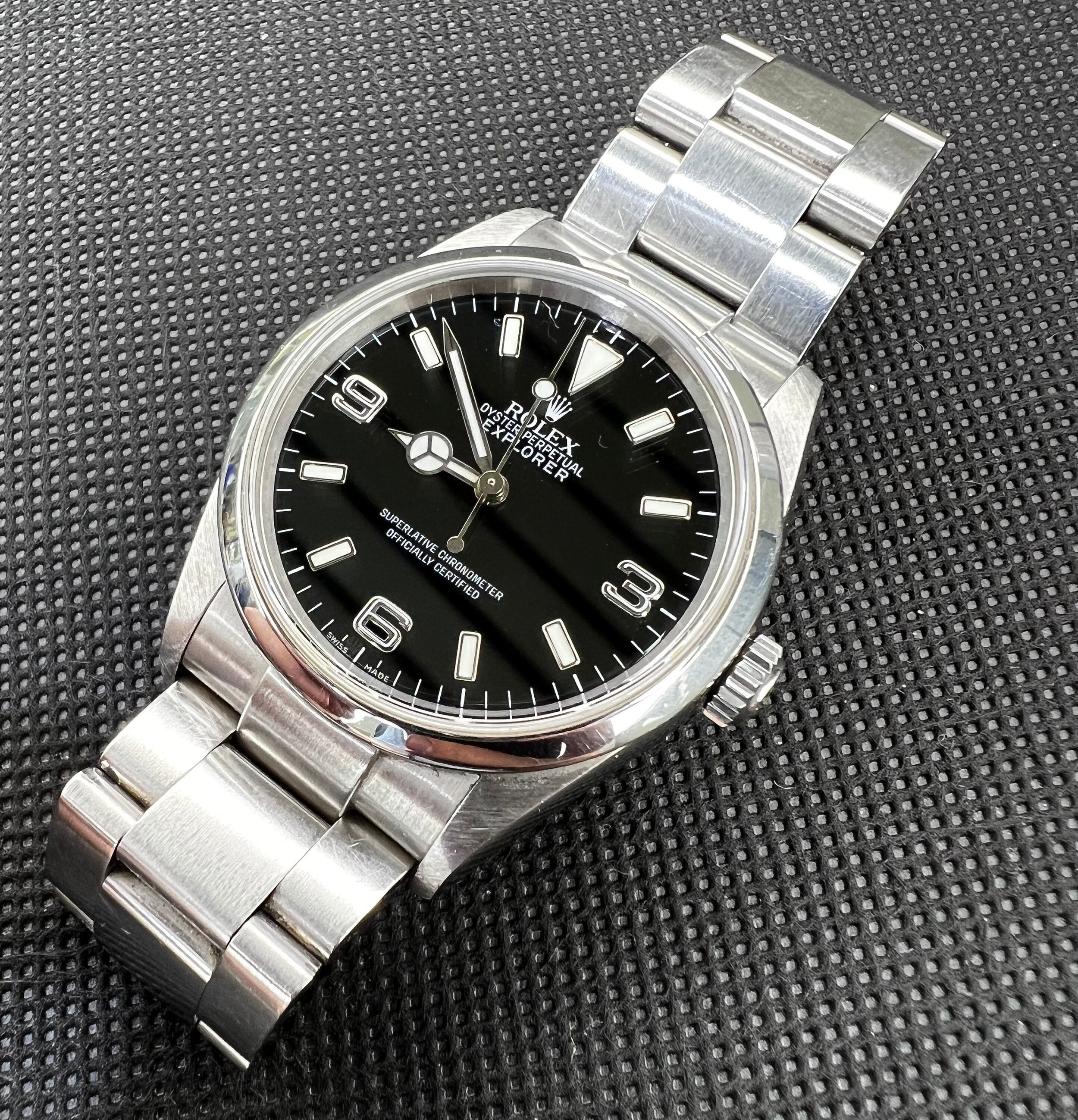Rolex Explorer Reference 114270 2000s Black Dial 36mm Watch