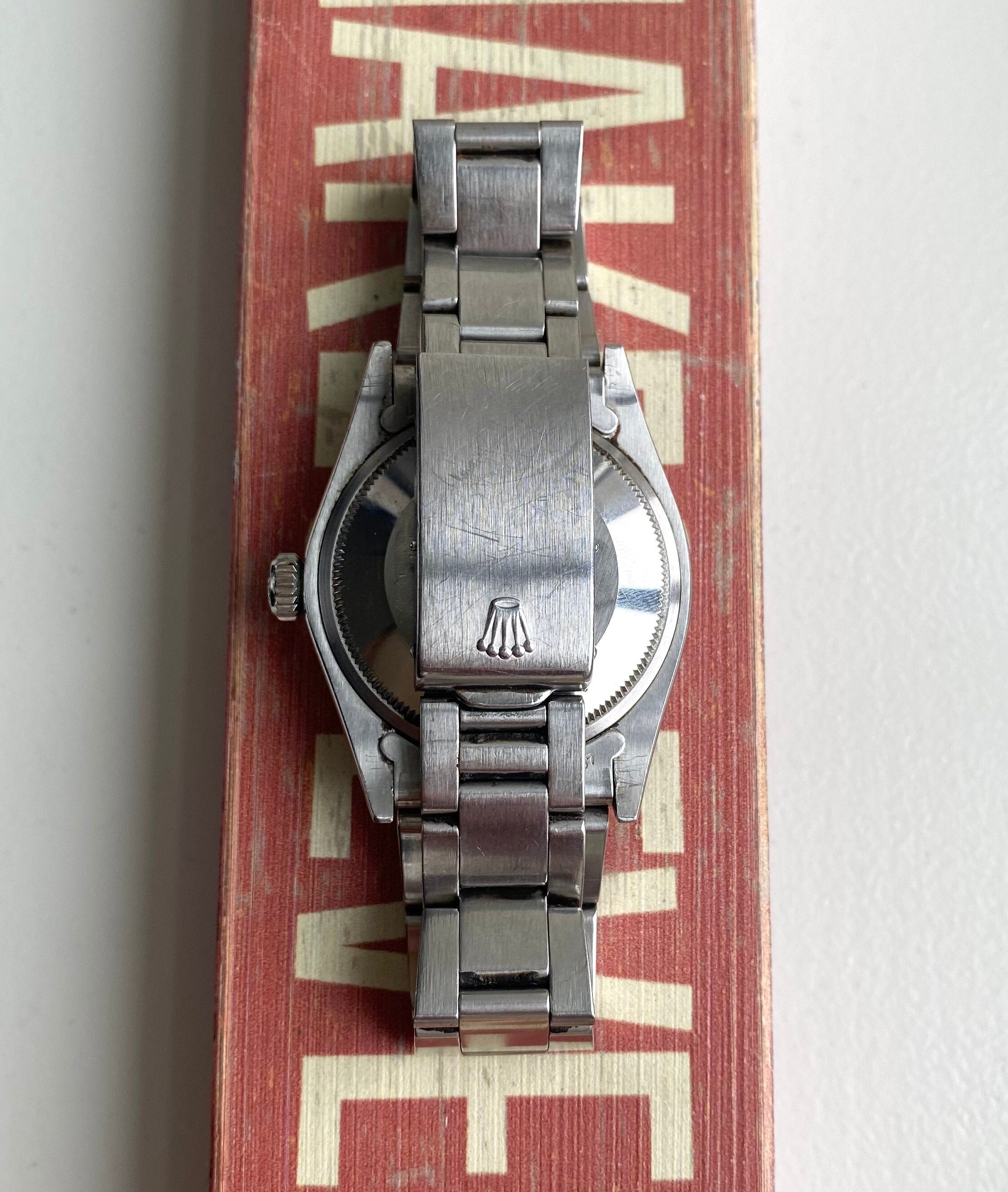 Vintage Rolex Oysterperpetual Date 70s Reference 1500 Blue Dial 34mm Watch