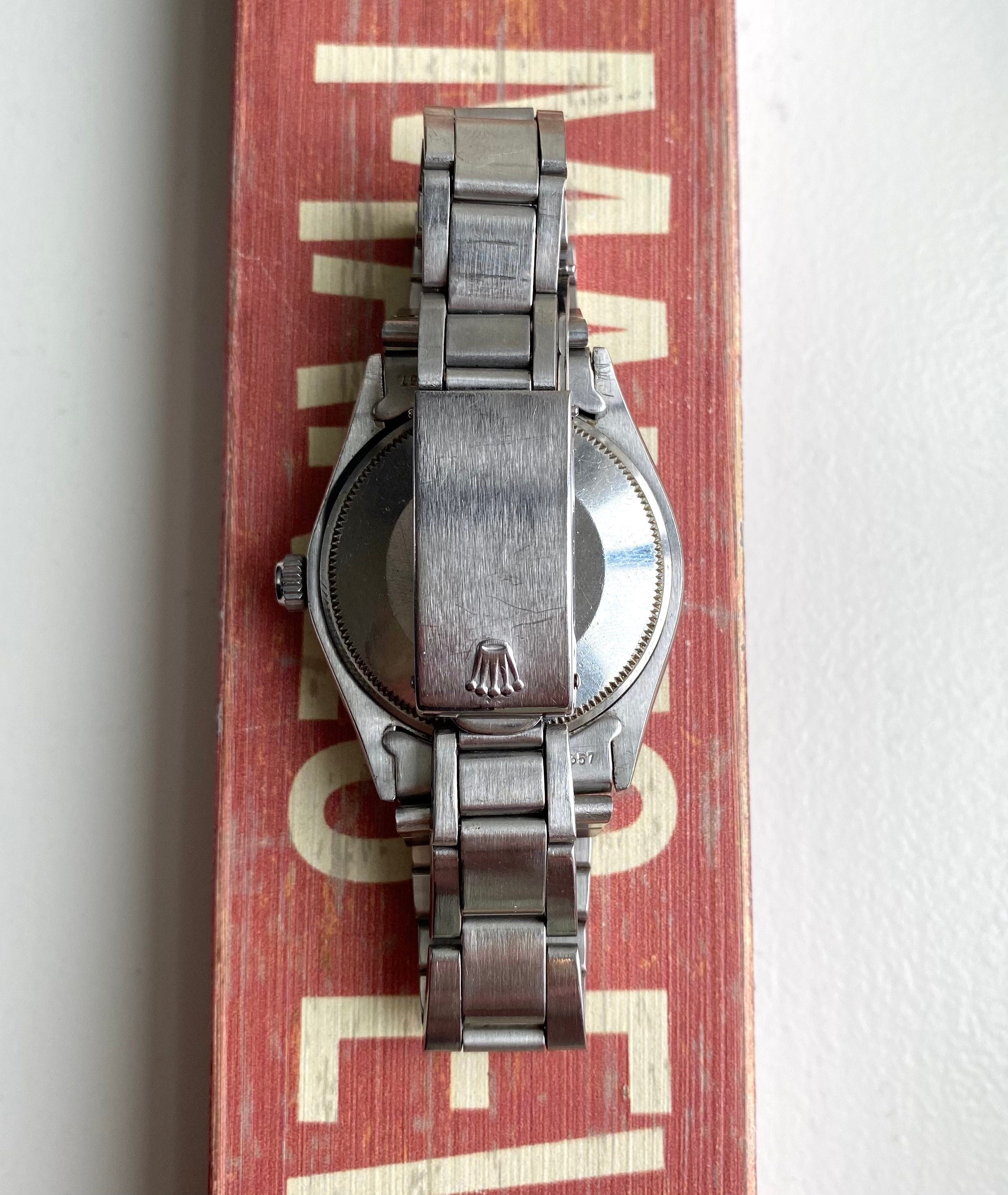 Vintage Rolex Air King Precision Ref 5500 Automatic Silver Dial 34mm Watch