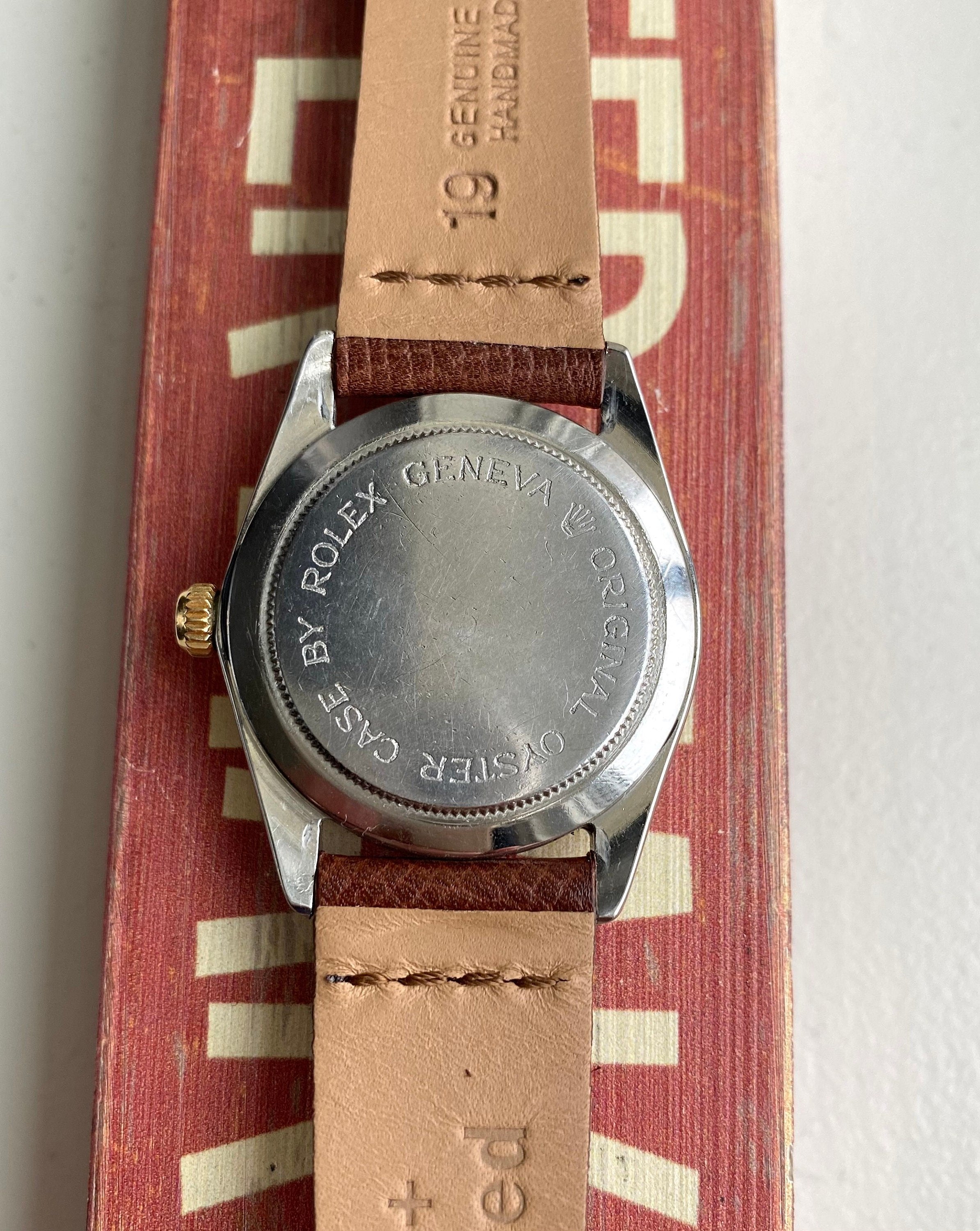Vintage Tudor Prince Oysterdate Automatic Champagne Dial Quickset Two Tone Watch