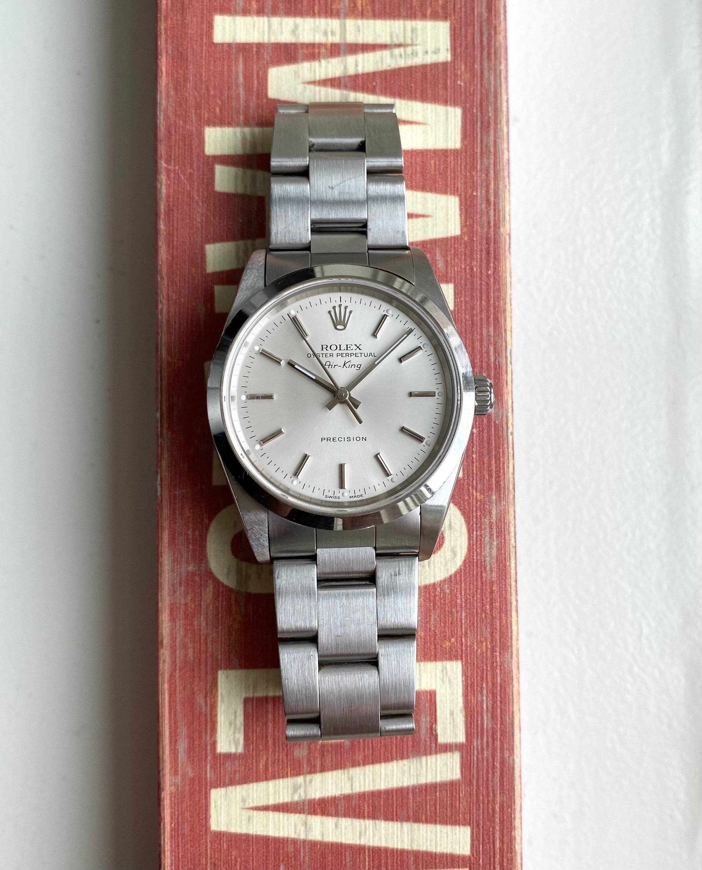 Rolex Air-King OP Silver Dial Automatic Ref 14000 w/ Papers Watch