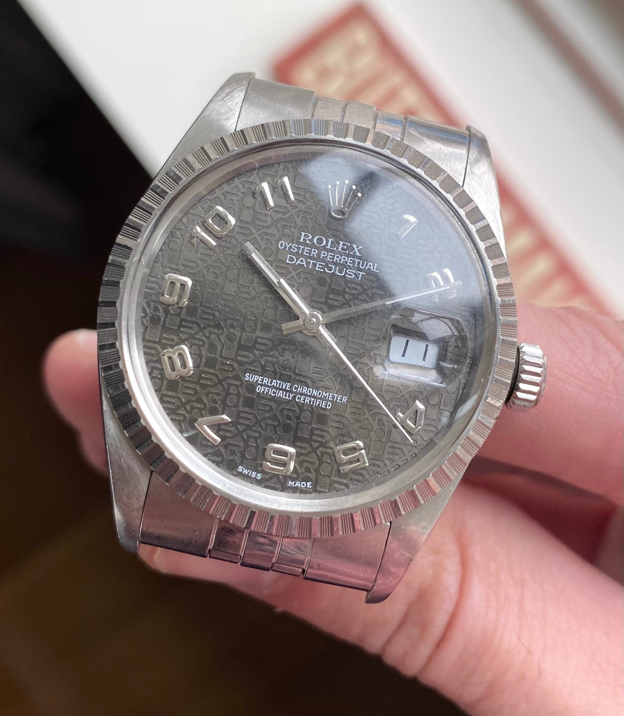Rolex Datejust 16030 - Grey Dial