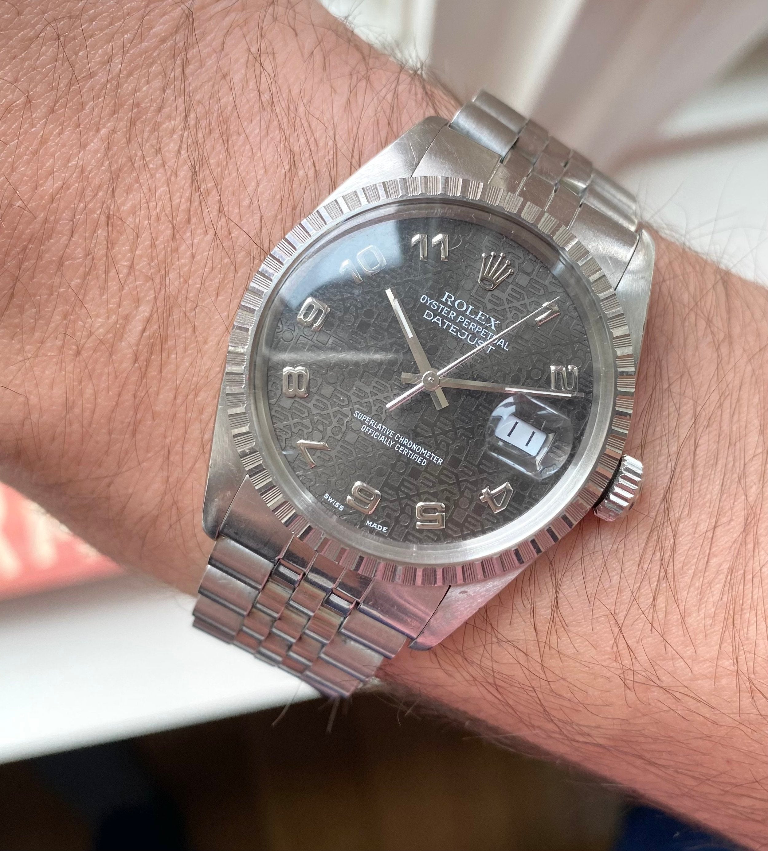 Rolex Datejust 16030 - Grey Dial