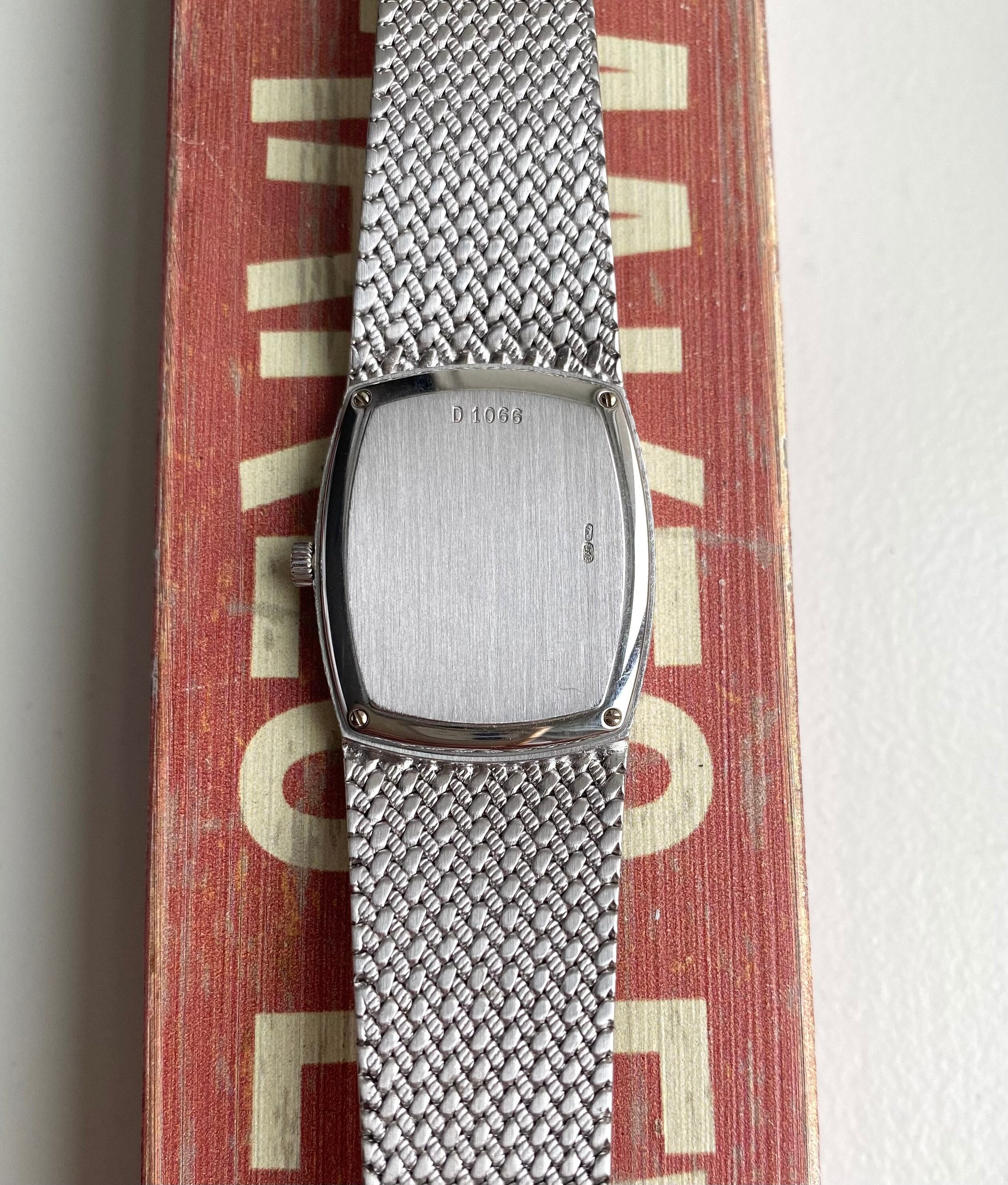 Vintage Audemars Piguet 70s 18K Gold Manual Wind Factory Diamond Dial Watch