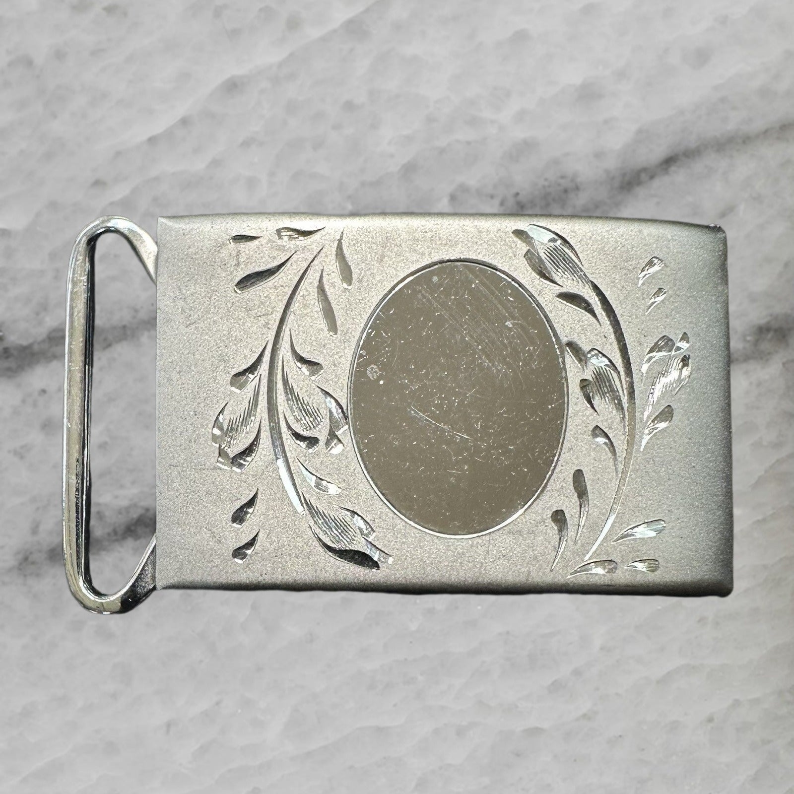Theda Vintage Sterling Silver Belt Buckle