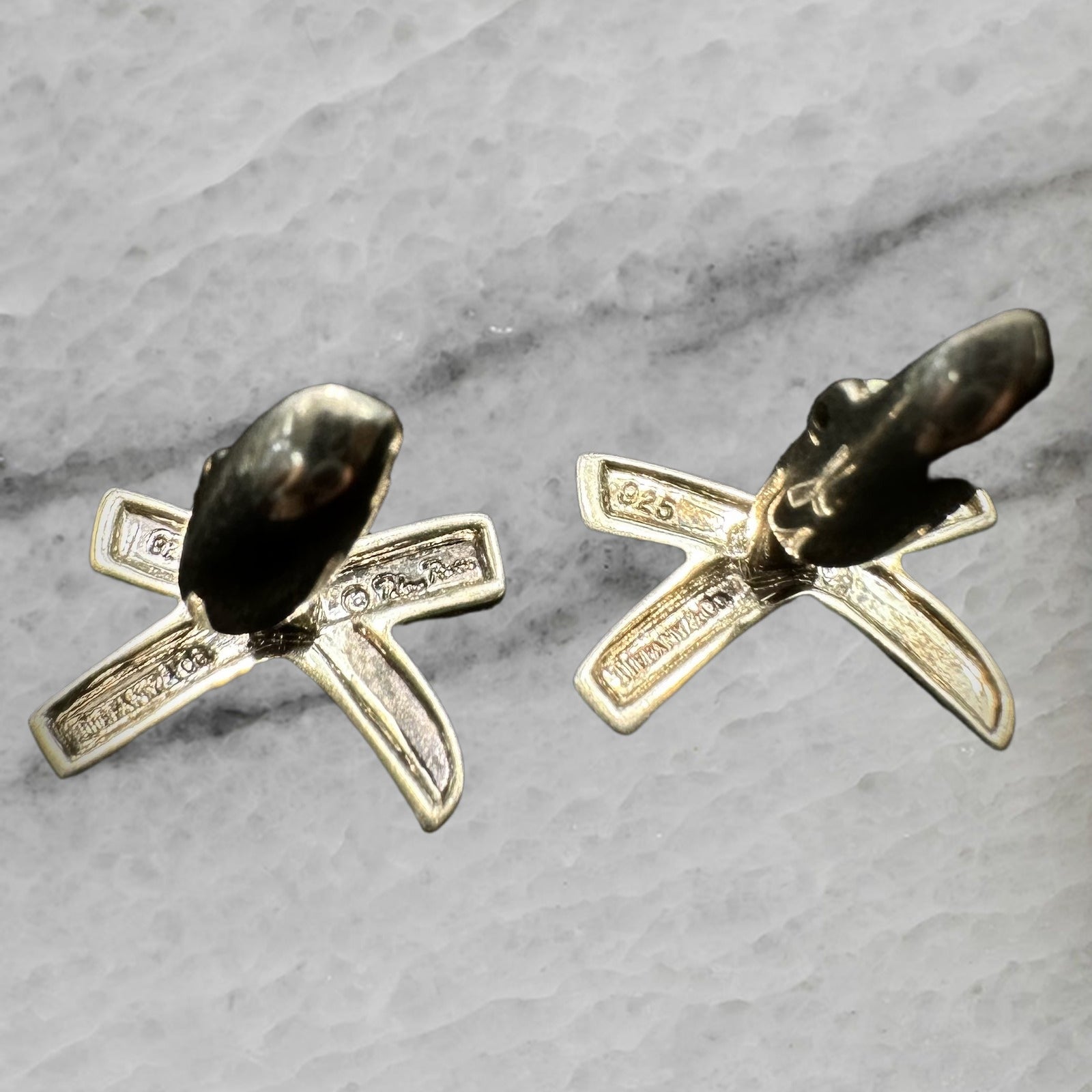 Tiffany Co Paloma Picasso x Cross Sterling Silver Cufflinks