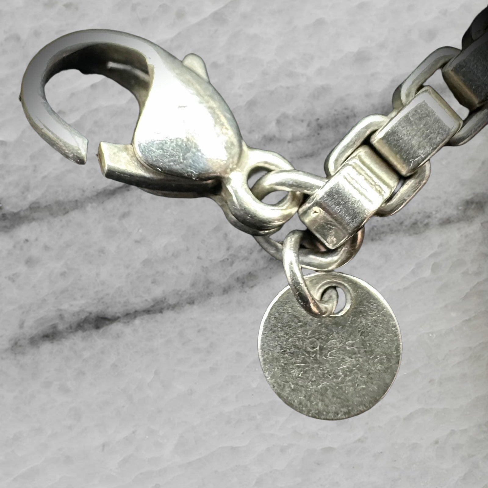 Tiffany Co Sterling Silver Venetian Link Box Chain 7 5