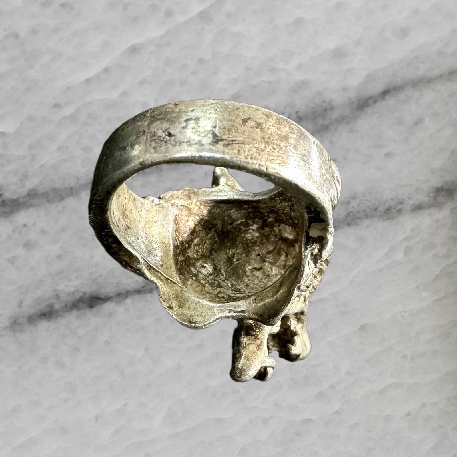 Vintage Sterling Silver 3d Wolf Ring Size 6.75